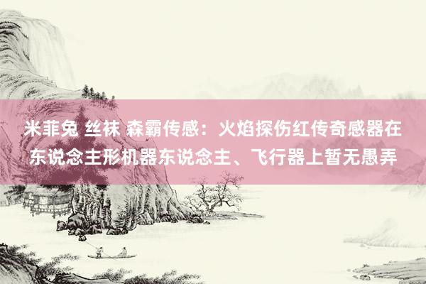 米菲兔 丝袜 森霸传感：火焰探伤红传奇感器在东说念主形机器东说念主、飞行器上暂无愚弄