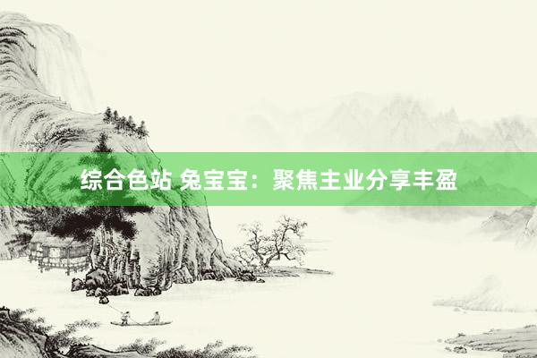 综合色站 兔宝宝：聚焦主业分享丰盈