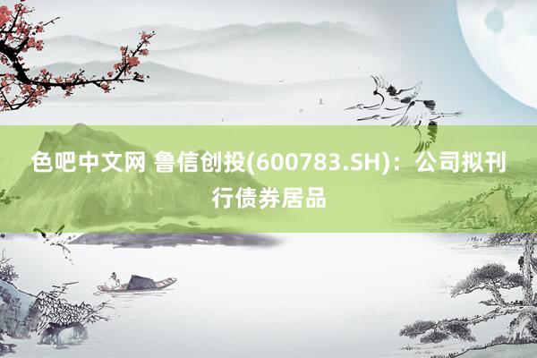 色吧中文网 鲁信创投(600783.SH)：公司拟刊行债券居品