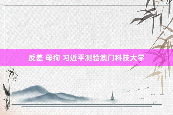 反差 母狗 习近平测验澳门科技大学