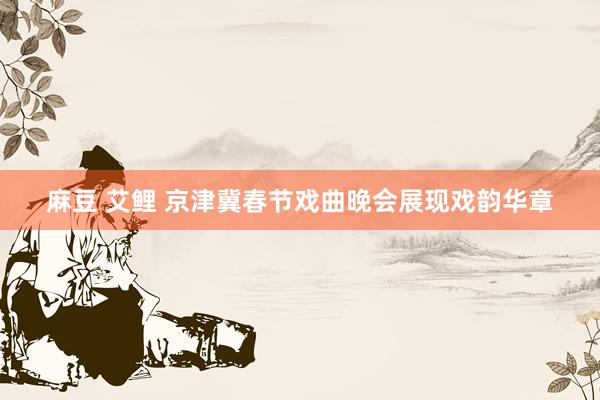 麻豆 艾鲤 京津冀春节戏曲晚会展现戏韵华章